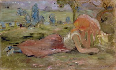 Il capraio, 1891 da Berthe Morisot